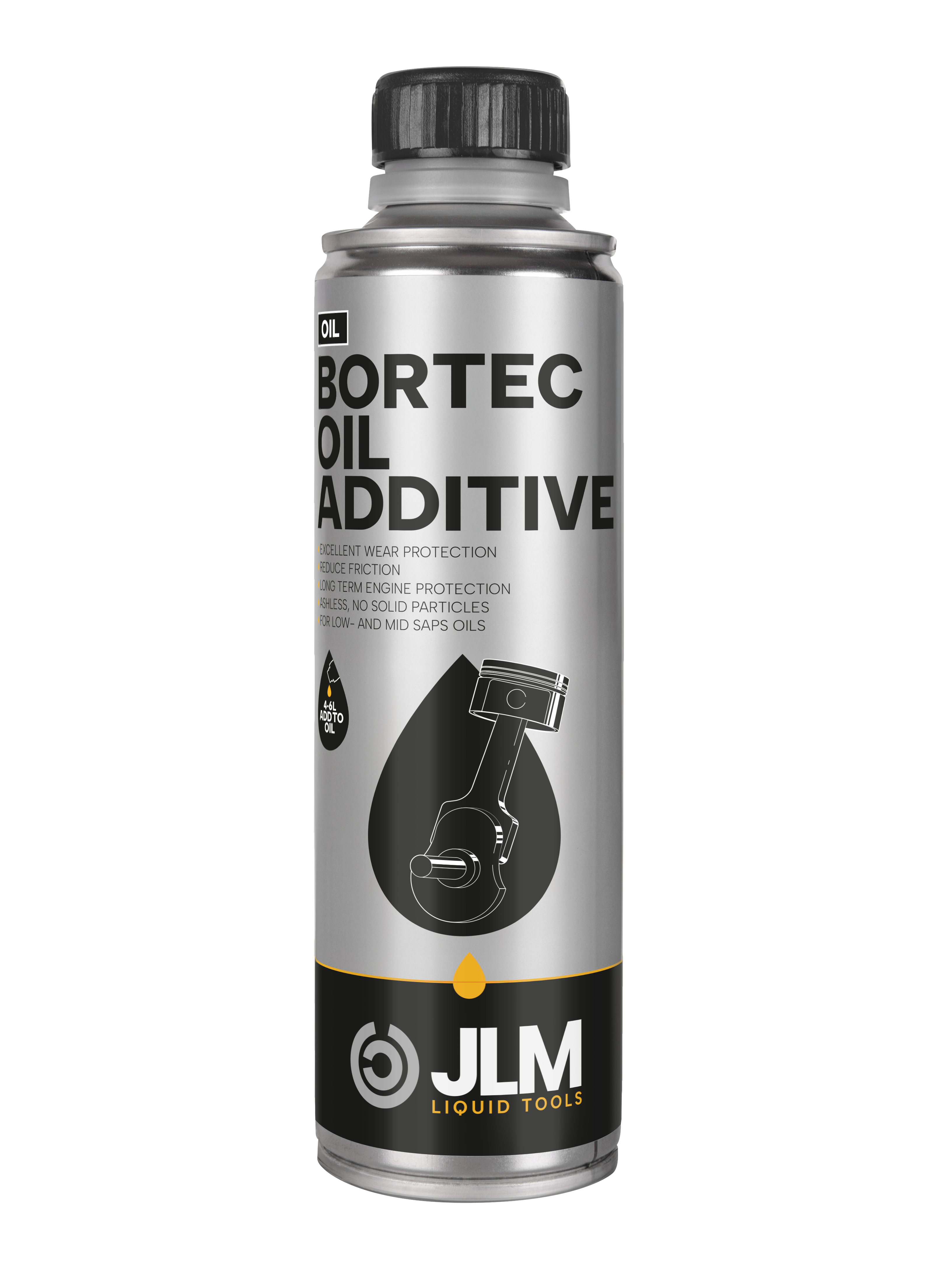 JLM Bortec Oil Additive – Engine Friction Reduction