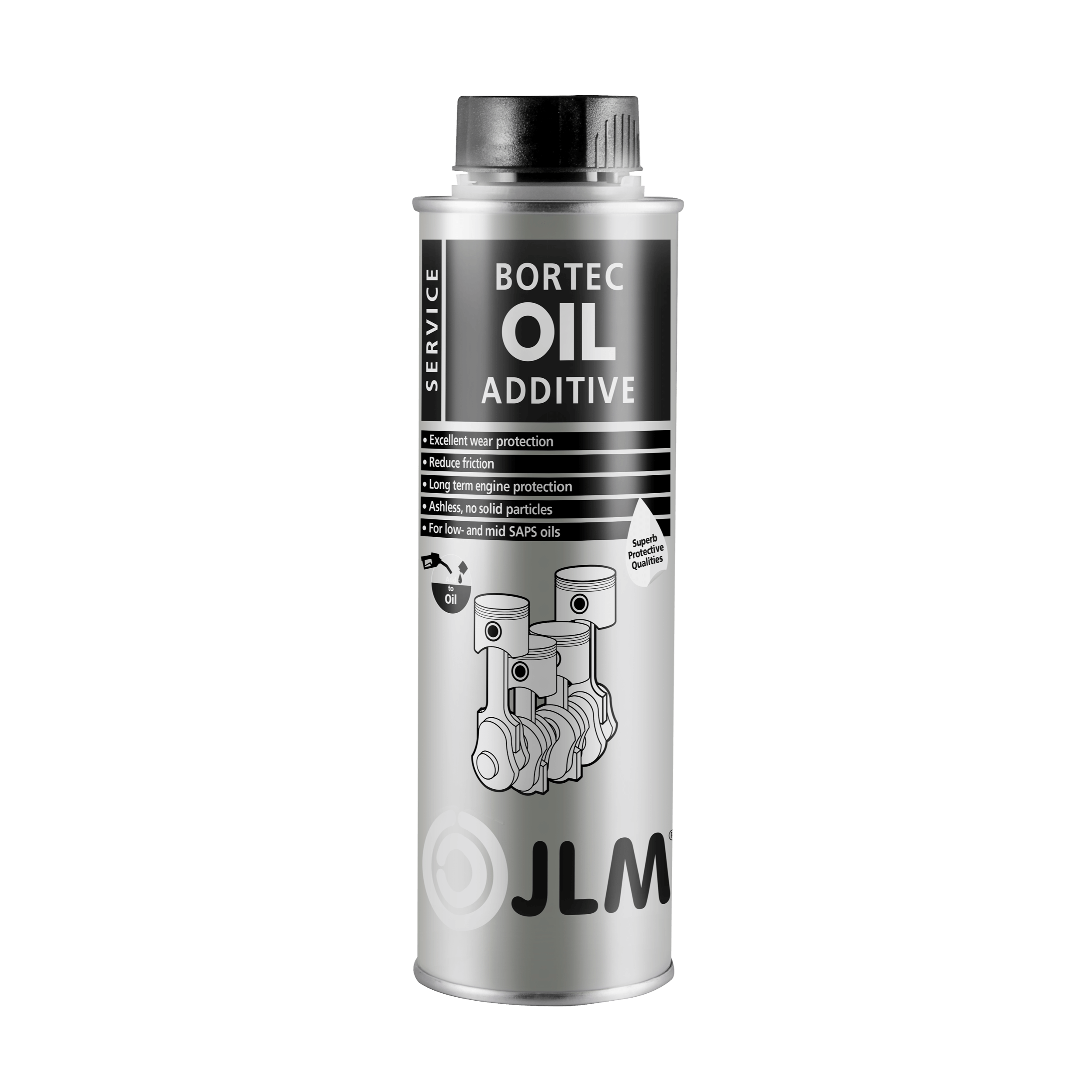 Additif d'huile JLM Bortec – Réduction du frottement du moteur