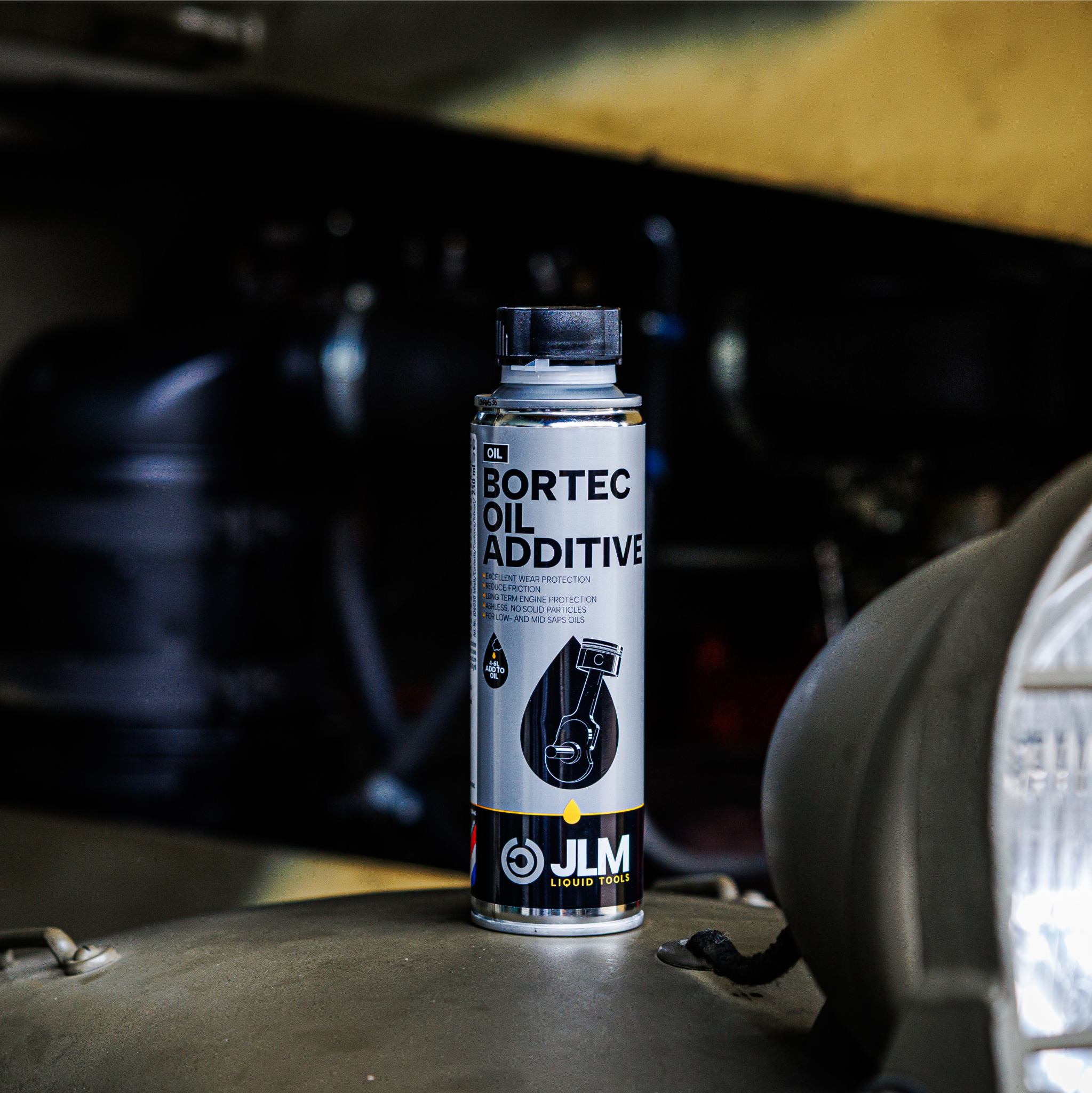 JLM Bortec Oil Additive – Engine Friction Reduction