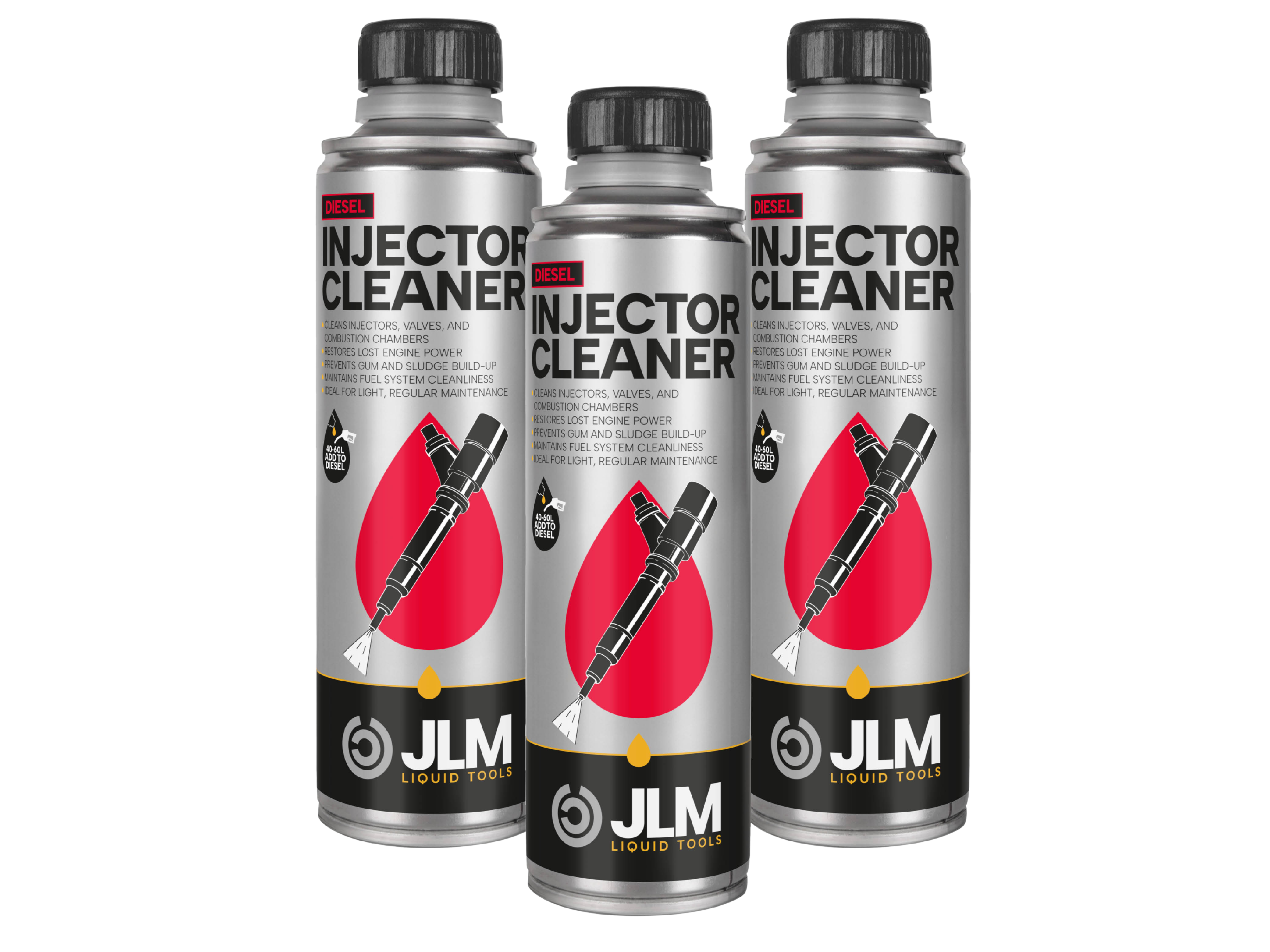 Lot de 3 nettoyants injecteurs diesel JLM